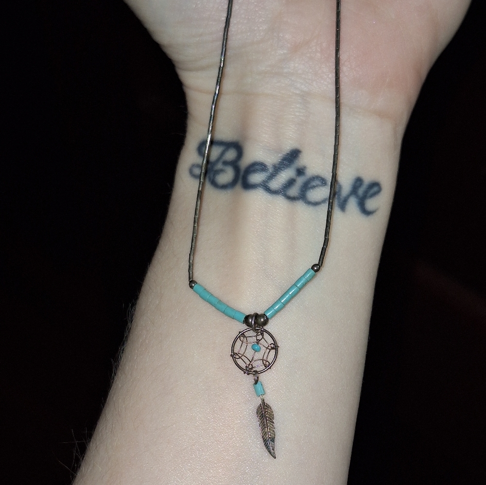 Vintage Sterling Silver Dream Catcher Necklace - Picture 7 of 11